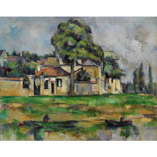 Tablou Banks of the Marne - Paul Cezanne