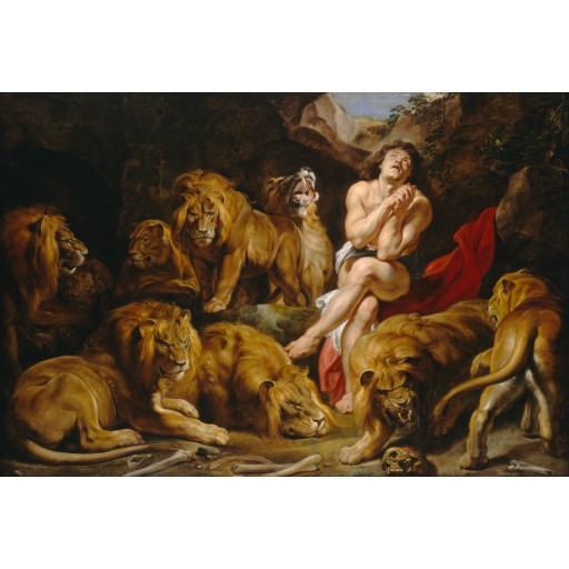 Tablou Daniel in the Lions' Den - Peter Paul Rubens