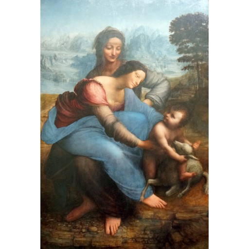 Tablou Fecioara cu Pruncul si Sfanta Ana - Leonardo da Vinci