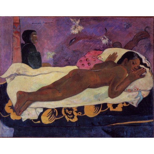 Tablou Manao tupapau - Paul Gauguin