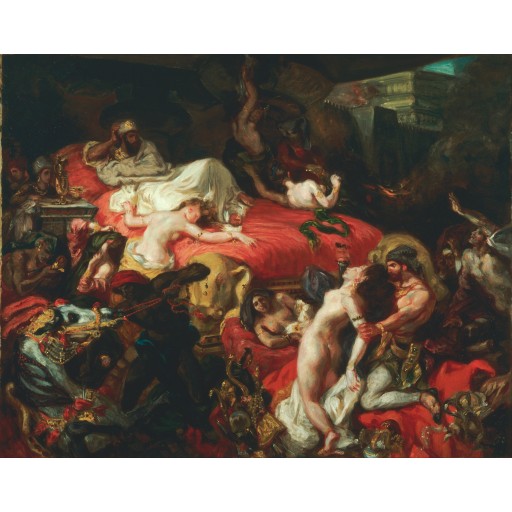 Tablou Moartea lui Sardanapalus - Eugene Delacroix