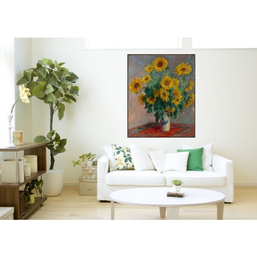 Monet - Buchet de Floarea Soarelui camera