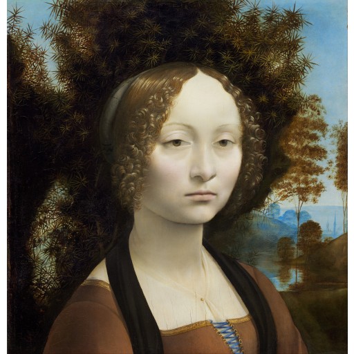 Tablou Portretul Ginevrei de Benci - Leonardo da Vinci