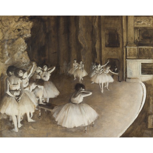 Tablou Repetitii de balet - Edgar Degas