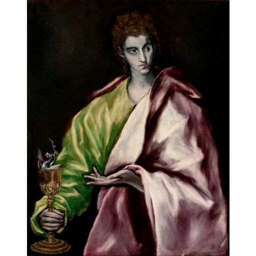 Tablou Sfantul Ioan Evanghelistul - El Greco