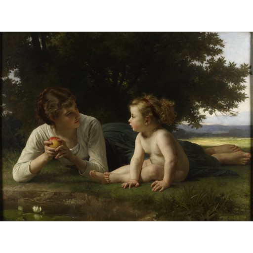 Tablou Tentatie - Adolphe W. Bouguereau