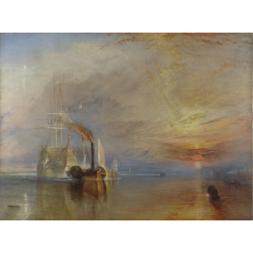 Tablou Vasul de linie Temerarul remorcat - Joseph Mallord William Turner