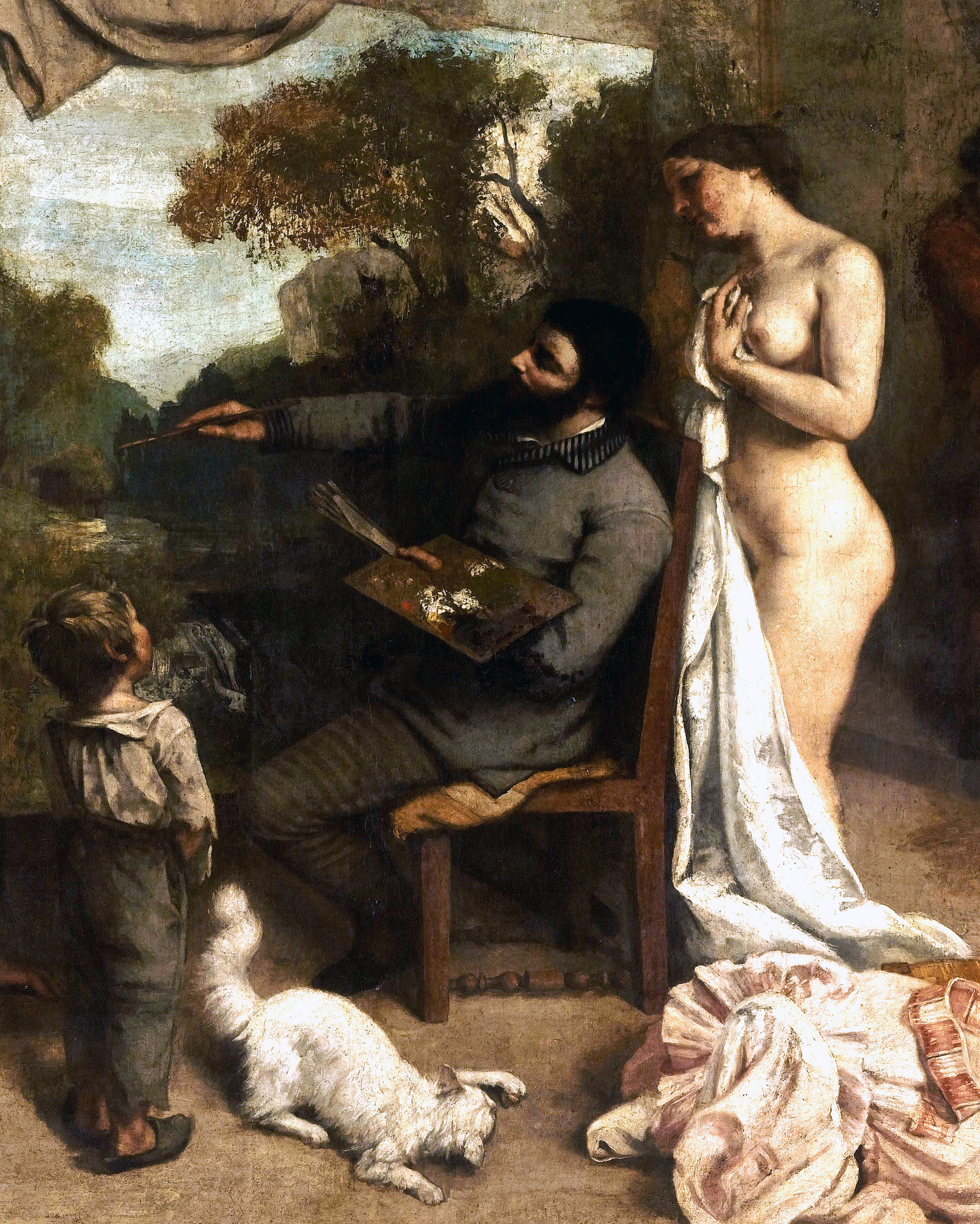 tablou atelierul unui pictor