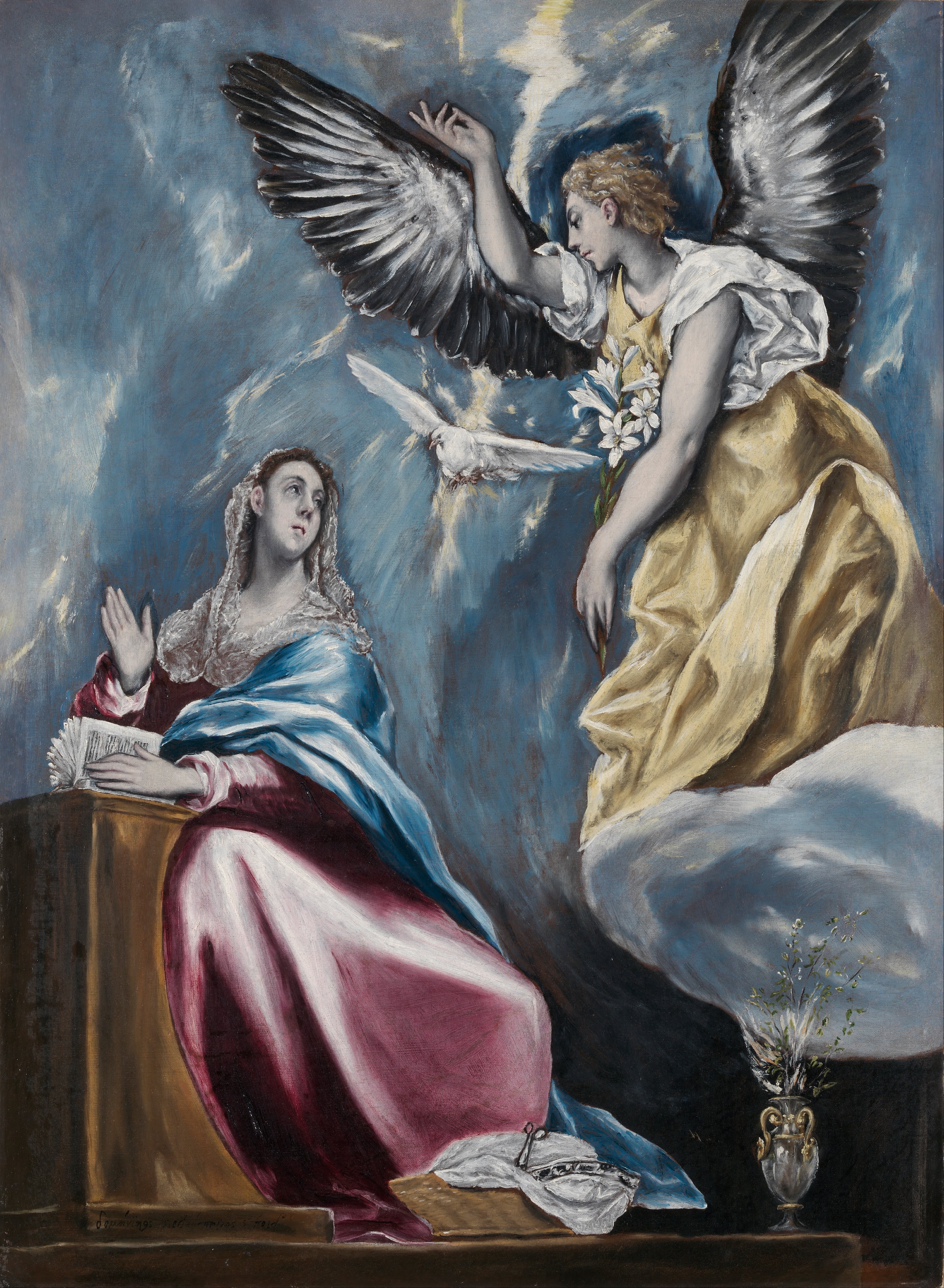 Tablou Buna Vestire El Greco Fotoprinter Ro