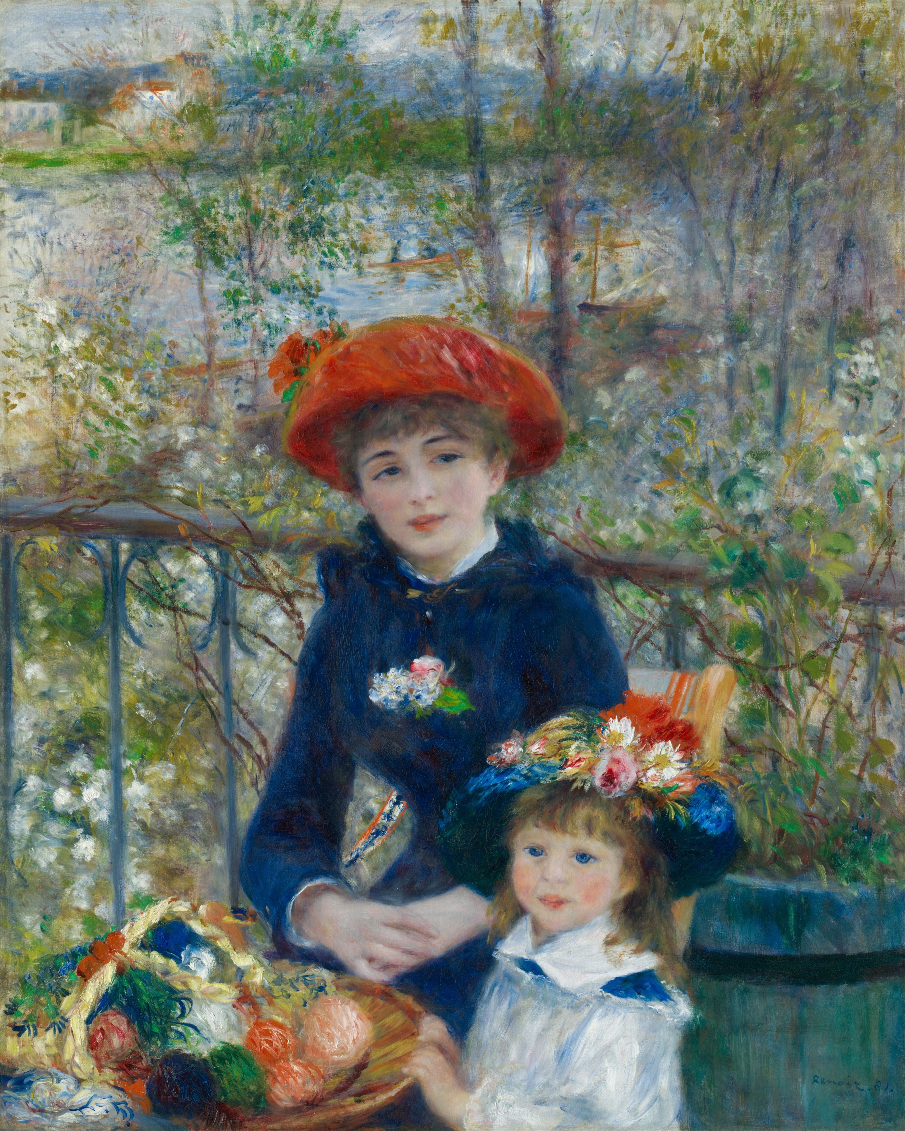 Două Surori Pe Terasă După Pierre Auguste Renoir Fotoprinter Ro