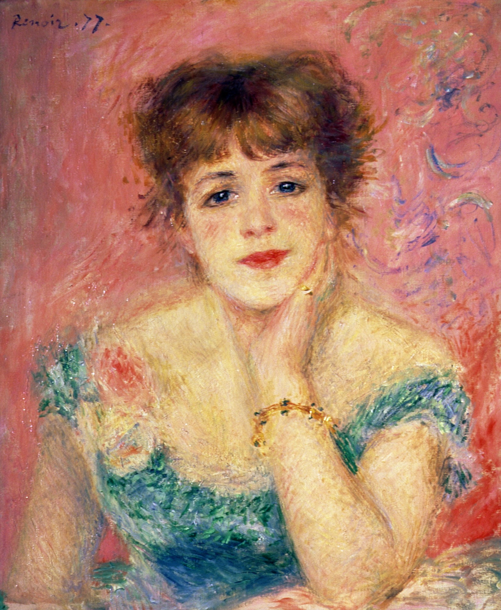 Portretul lui Jeanne Samary Renoir FotoPrinter.ro