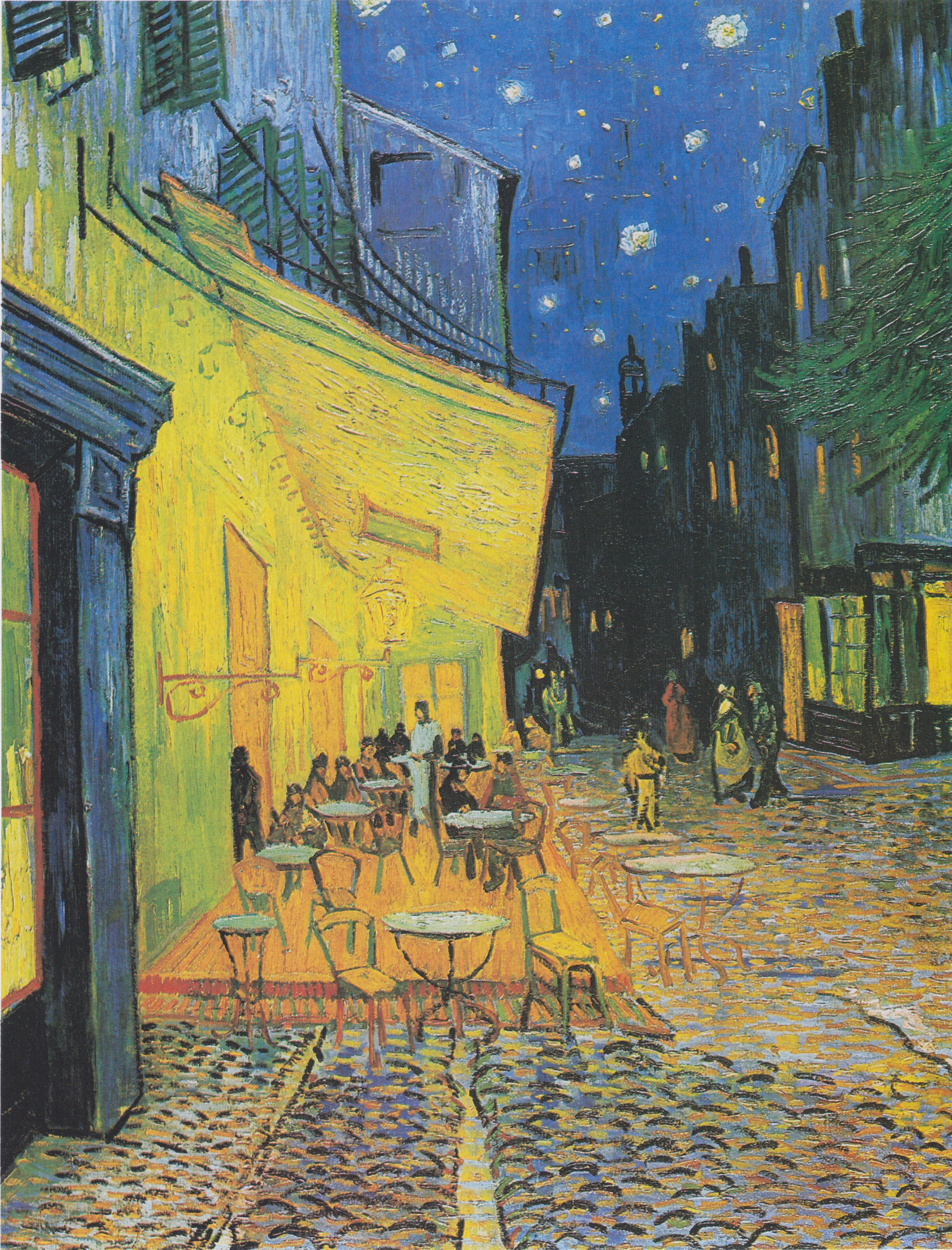 Tablou Terasa Unei Cafenele Noaptea Vincent Van Gogh