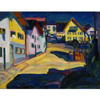 Tablou Murnau Burggrabenstrasse - Wassily Kandinsky