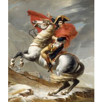 David : Napoleon Traversând Alpii