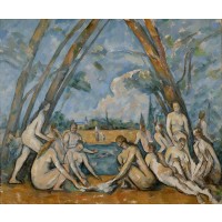 Tablou The Large Bathers - Paul Cezanne