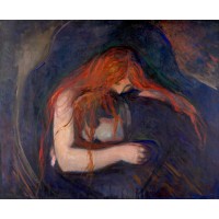 Tablou Vampirul - Edvard Munch