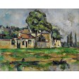 Tablou Banks of the Marne - Paul Cezanne