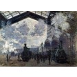 Tablou Gara Saint Lazare - Claude Monet