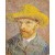 Van Gogh - Autoportret 1887 cu pălărie de paie